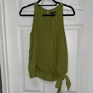 Apt. 9 Olive Green Tank Top with Side Tie